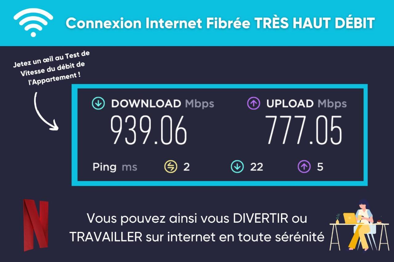 Cocon D'Hiver - Netflix & Wifi - Parking Gratuit - Check-In 24H24 - Kit Bebe Inclus - Emplacement Velos - Goodmarning Châlons-en-Champagne Exterior foto